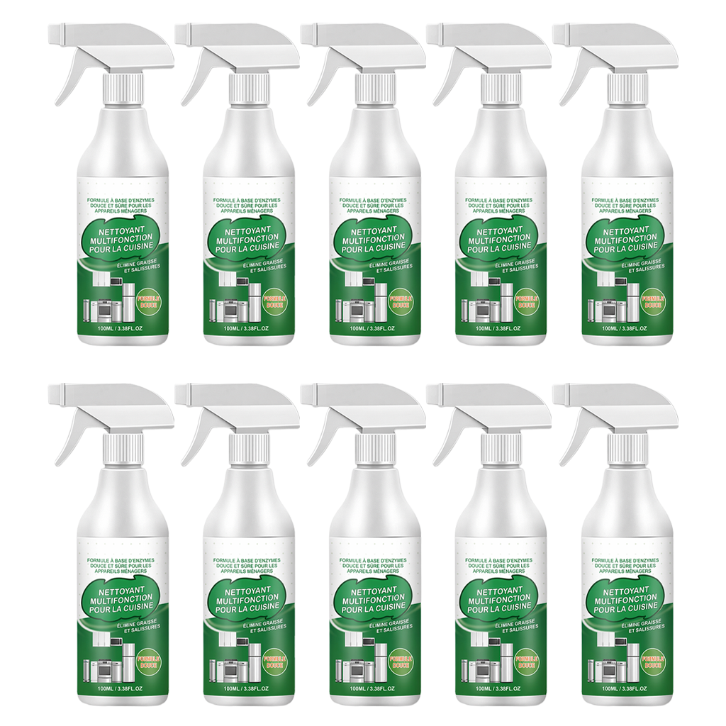 KUBOZN® Nettoyant moussant enzymatique multi-usages, polyvalent – Cuisine et Maison