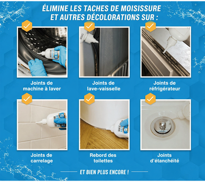 KUBOZN® Gel anti-moisissure – Éliminez rapidement la moisissure noire sans frotter