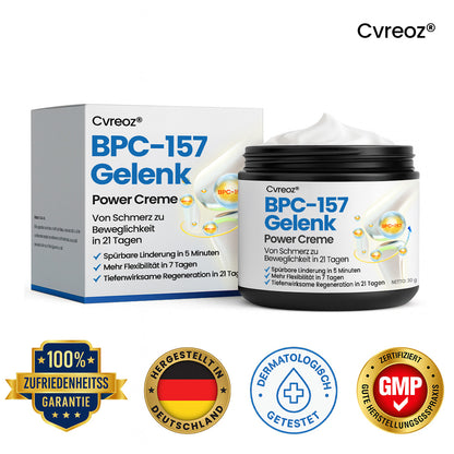 Cvreoz® BPC-157 Gelenkcreme – Schnelle Schmerzlinderung & nachhaltige Regeneration