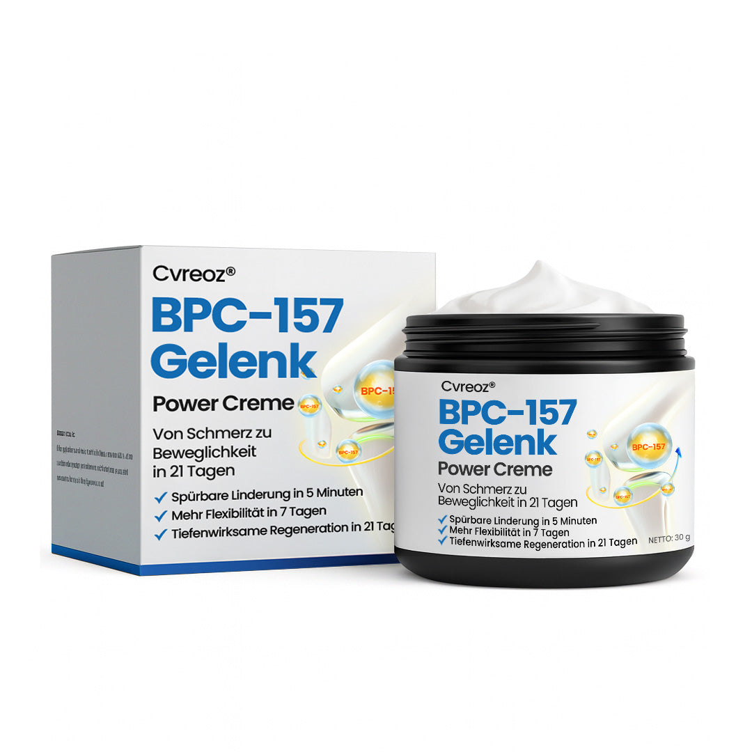 Cvreoz® BPC-157 Gelenkcreme – Schnelle Schmerzlinderung & nachhaltige Regeneration