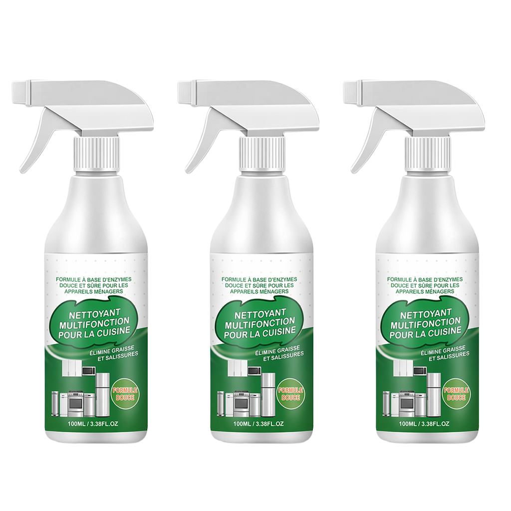 KUBOZN® Nettoyant moussant enzymatique multi-usages, polyvalent – Cuisine et Maison