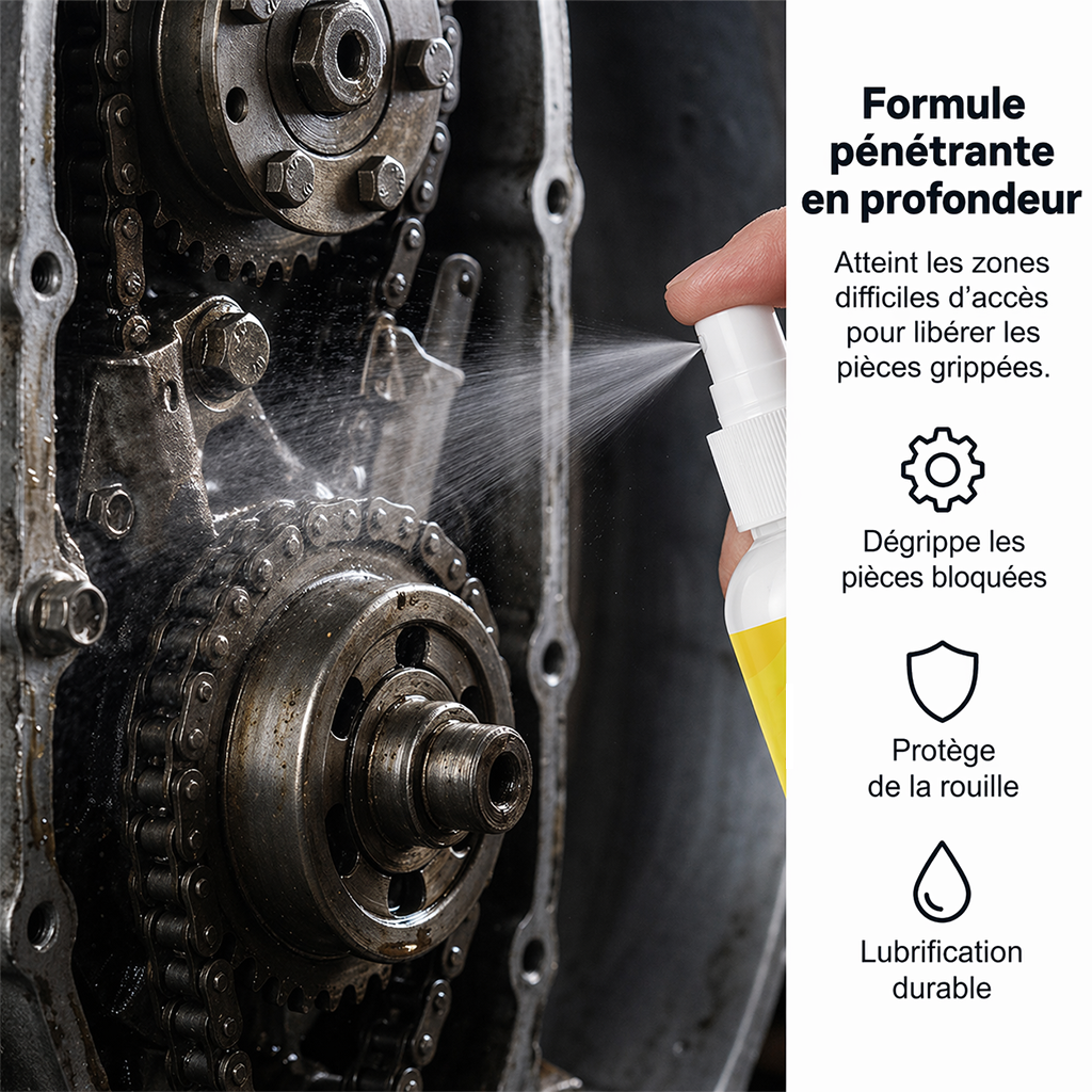 🔥Spray antirouille et lubrifiant multi-usages