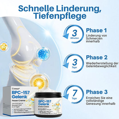 Cvreoz® BPC-157 Gelenkcreme – Schnelle Schmerzlinderung & nachhaltige Regeneration