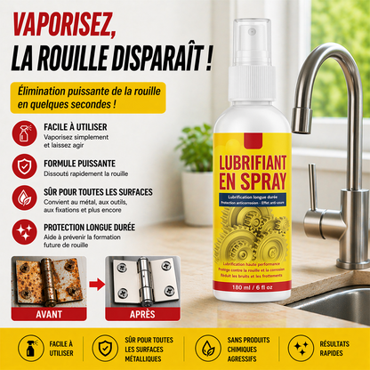 🔥Spray antirouille et lubrifiant multi-usages