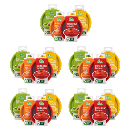 Capsules extensibles en silicone🍅🥑 Gardez vos fruits et légumes frais avec ces dosettes extensibles !
