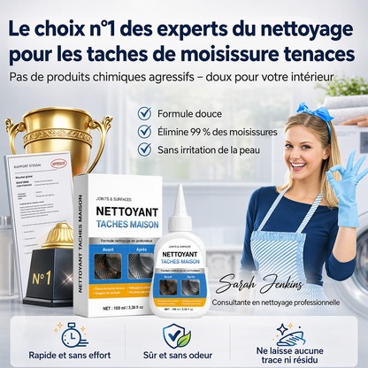 KUBOZN® Gel anti-moisissure – Éliminez rapidement la moisissure noire sans frotter