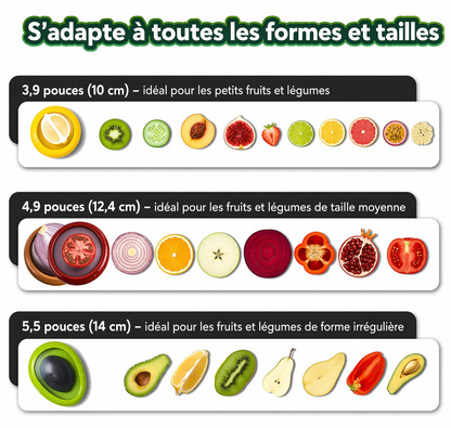 Capsules extensibles en silicone🍅🥑 Gardez vos fruits et légumes frais avec ces dosettes extensibles !