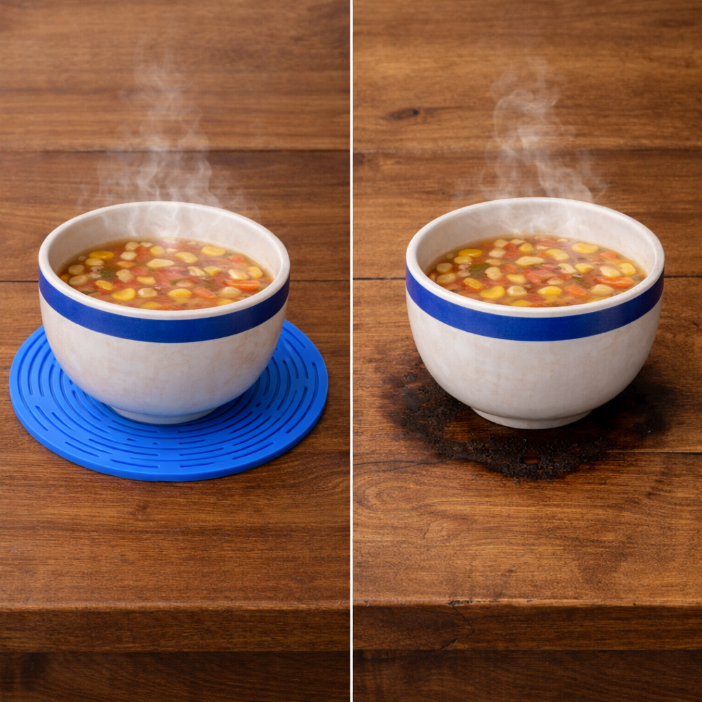 KUBOZN® Nettoyant moussant enzymatique multi-usages, polyvalent – Cuisine et Maison (Offer) 2-in-1 Zero-KUBOZN® Silicone Mesh Bag & Heat-Resistant Trivet Mat for Hot Bowls