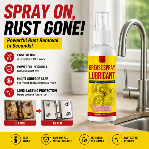 🔥Spray antirouille et lubrifiant multi-usages (Offre)