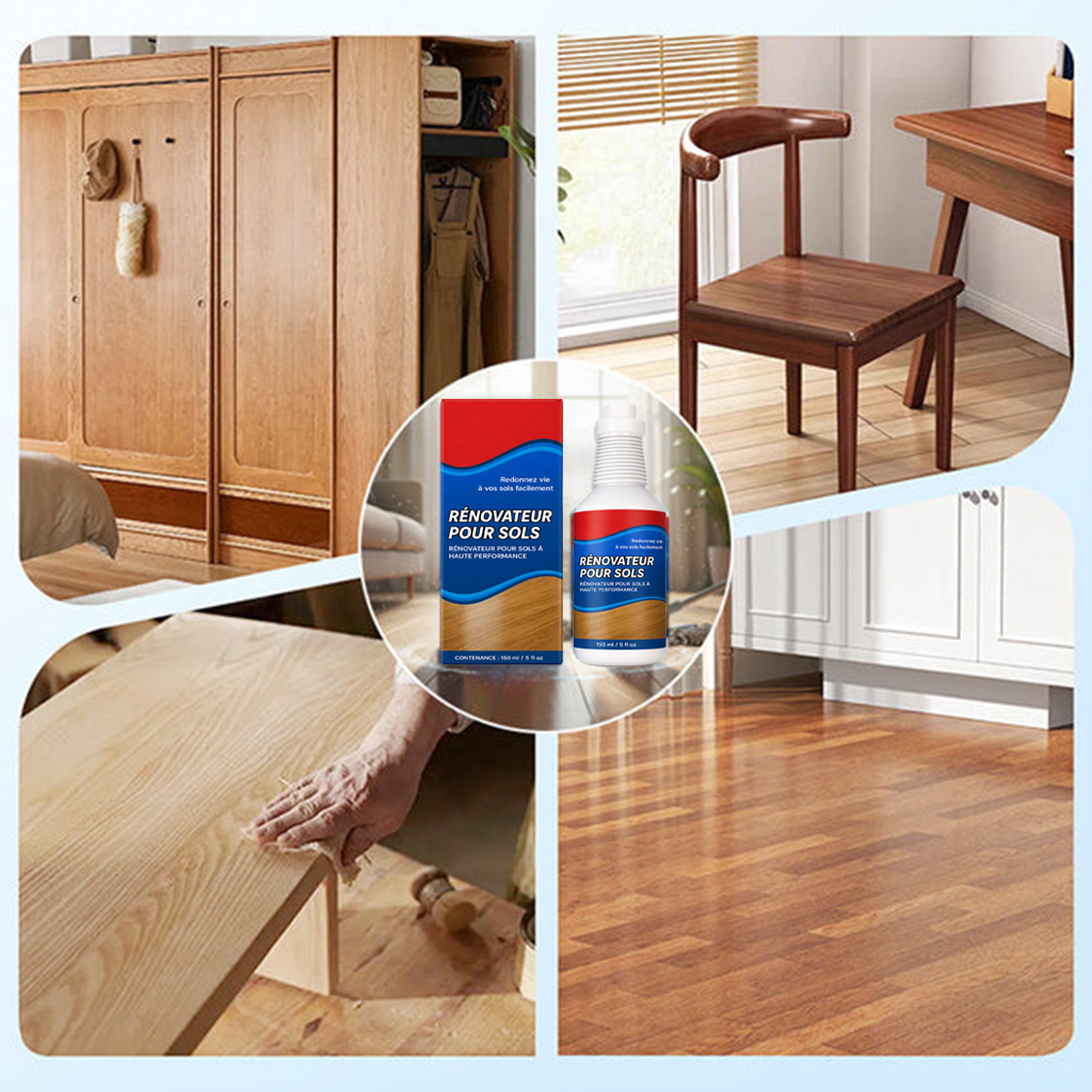 KUBOZN® Floor Restorer – Fast-drying, non-toxic shine. ✨🇫