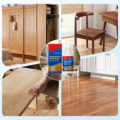 KUBOZN® Floor Restorer – Fast-drying, non-toxic shine. ✨🇫