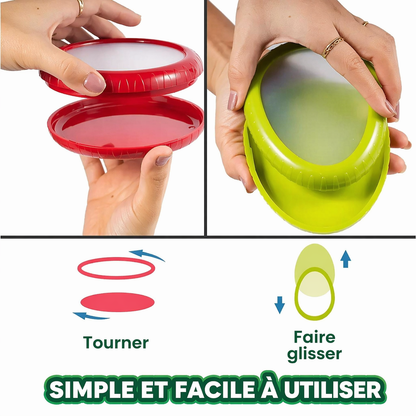 Capsules extensibles en silicone🍅🥑 Gardez vos fruits et légumes frais avec ces dosettes extensibles !