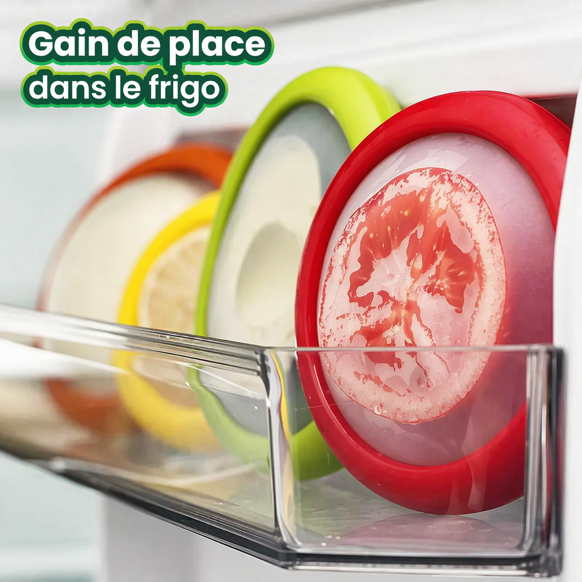 Capsules extensibles en silicone🍅🥑 Gardez vos fruits et légumes frais avec ces dosettes extensibles !