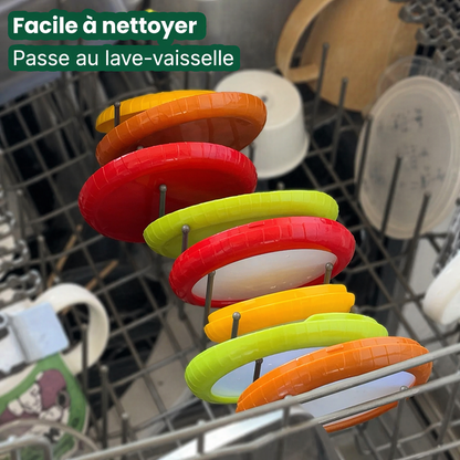 Capsules extensibles en silicone🍅🥑 Gardez vos fruits et légumes frais avec ces dosettes extensibles !