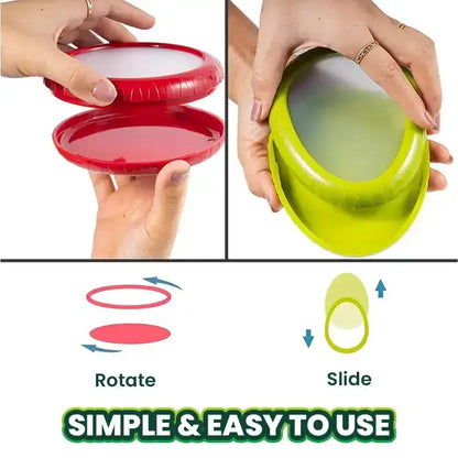 Capsules extensibles en silicone🍅🥑 Gardez vos fruits et légumes frais avec ces dosettes extensibles ! (Offre)
