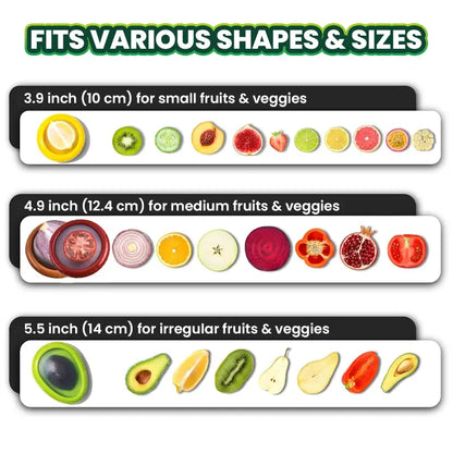 Capsules extensibles en silicone🍅🥑 Gardez vos fruits et légumes frais avec ces dosettes extensibles ! (Offre)