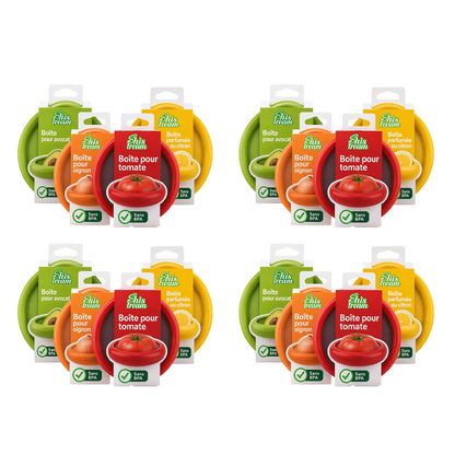Capsules extensibles en silicone🍅🥑 Gardez vos fruits et légumes frais avec ces dosettes extensibles !
