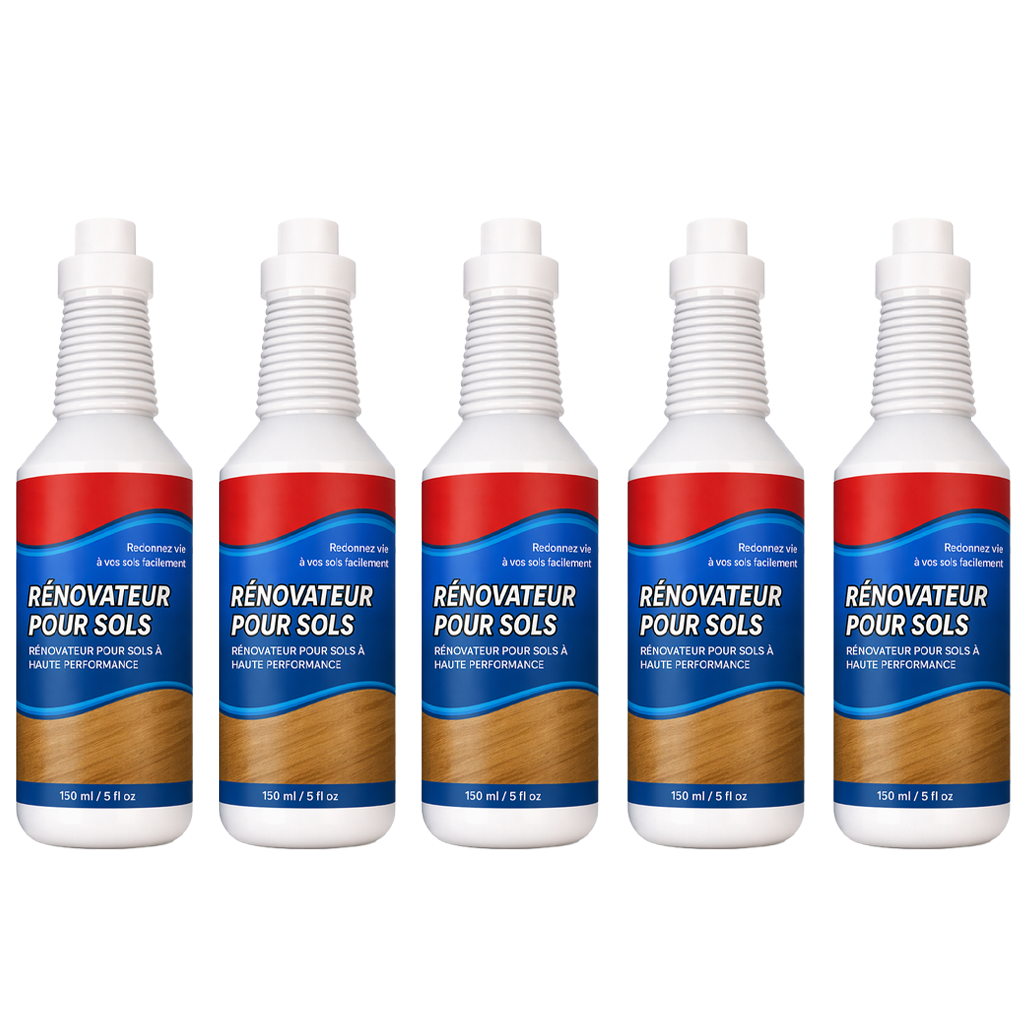KUBOZN® Floor Restorer – Fast-drying, non-toxic shine. ✨🇫